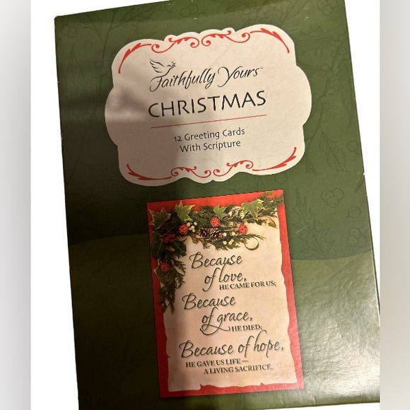Faithfully Yours Boxed Christmas cards - Picture 3 of 3
